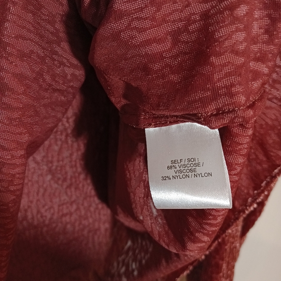 Tanya Taylor Lucy Top Textured Velvet Balloon Sleeves Blouse Rose XL New Nwt - Picture 8 of 9